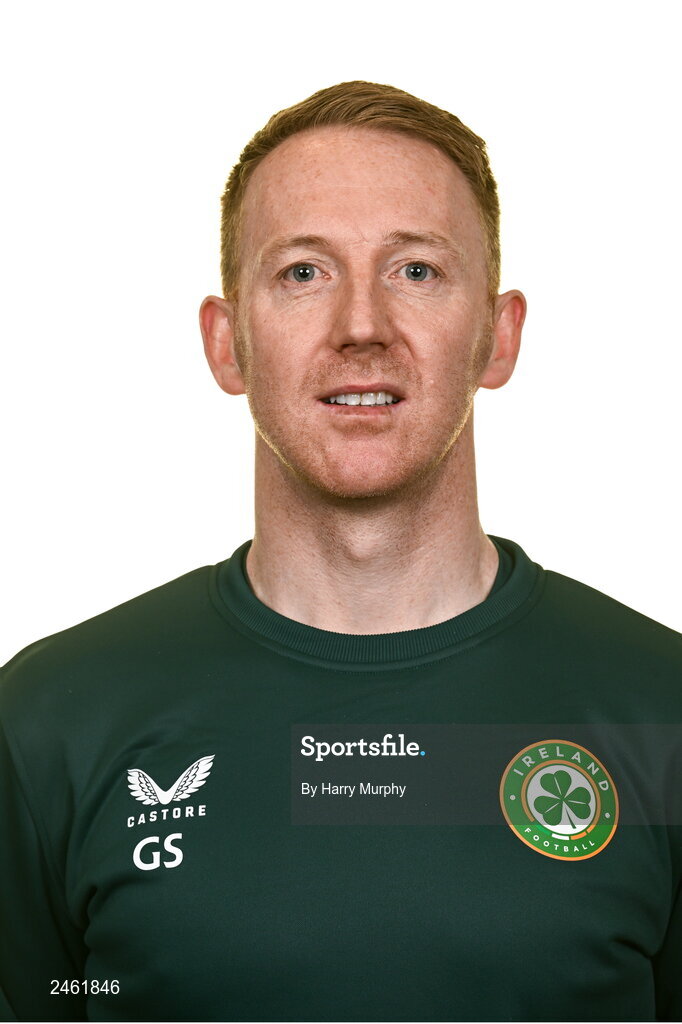19 March 2023; Gary Seery, assistant analyst, poses for a portrait during a Republic of Ireland squad portrait session at Castleknock Hotel in Dublin. Photo by Harry Murphy/Sportsfile