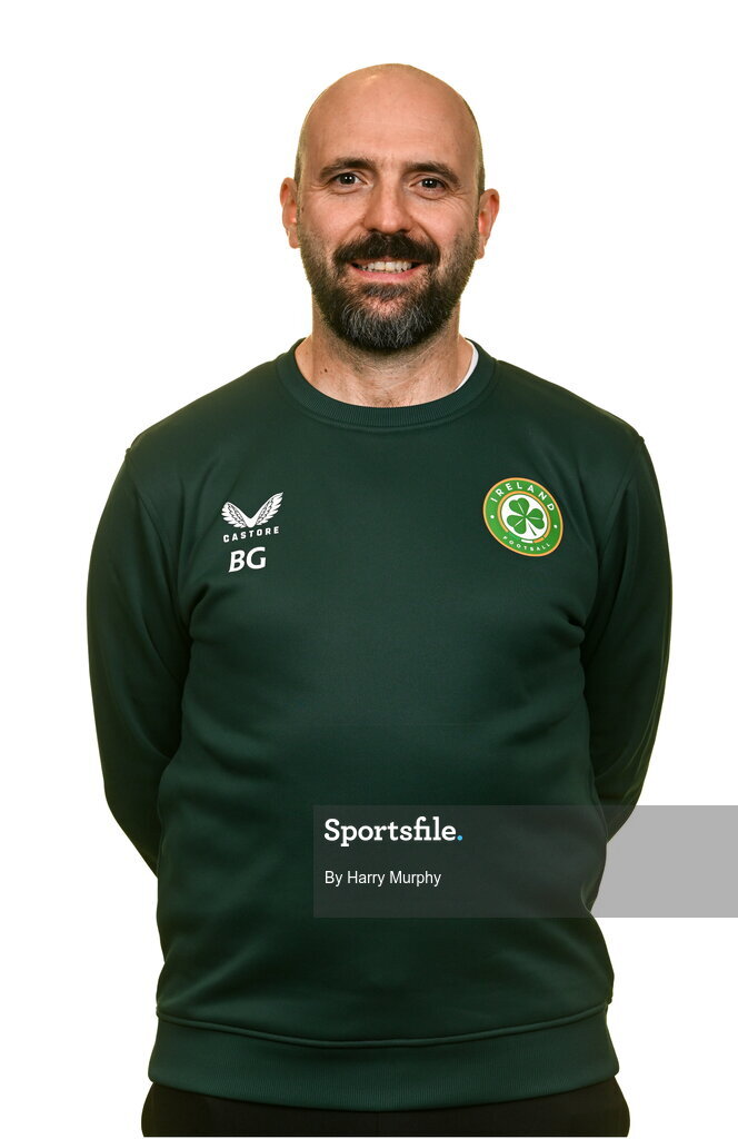 19 March 2023; Barry Gleeson, FAI international operations director, poses for a portrait during a Republic of Ireland squad portrait session at Castleknock Hotel in Dublin. Photo by Harry Murphy/Sportsfile