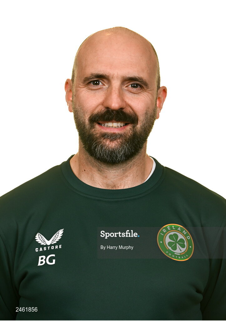 19 March 2023; Barry Gleeson, FAI international operations director, poses for a portrait during a Republic of Ireland squad portrait session at Castleknock Hotel in Dublin. Photo by Harry Murphy/Sportsfile