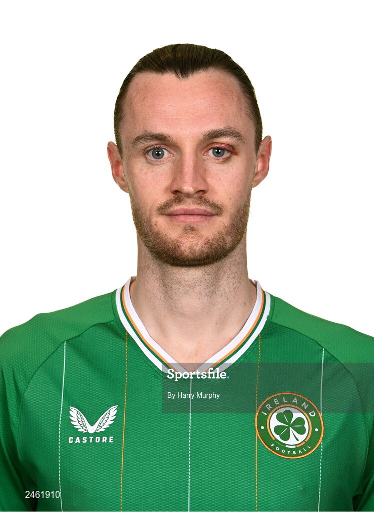 19 March 2023; Will Keane poses for a portrait during a Republic of Ireland squad portrait session at Castleknock Hotel in Dublin. Photo by Harry Murphy/Sportsfile