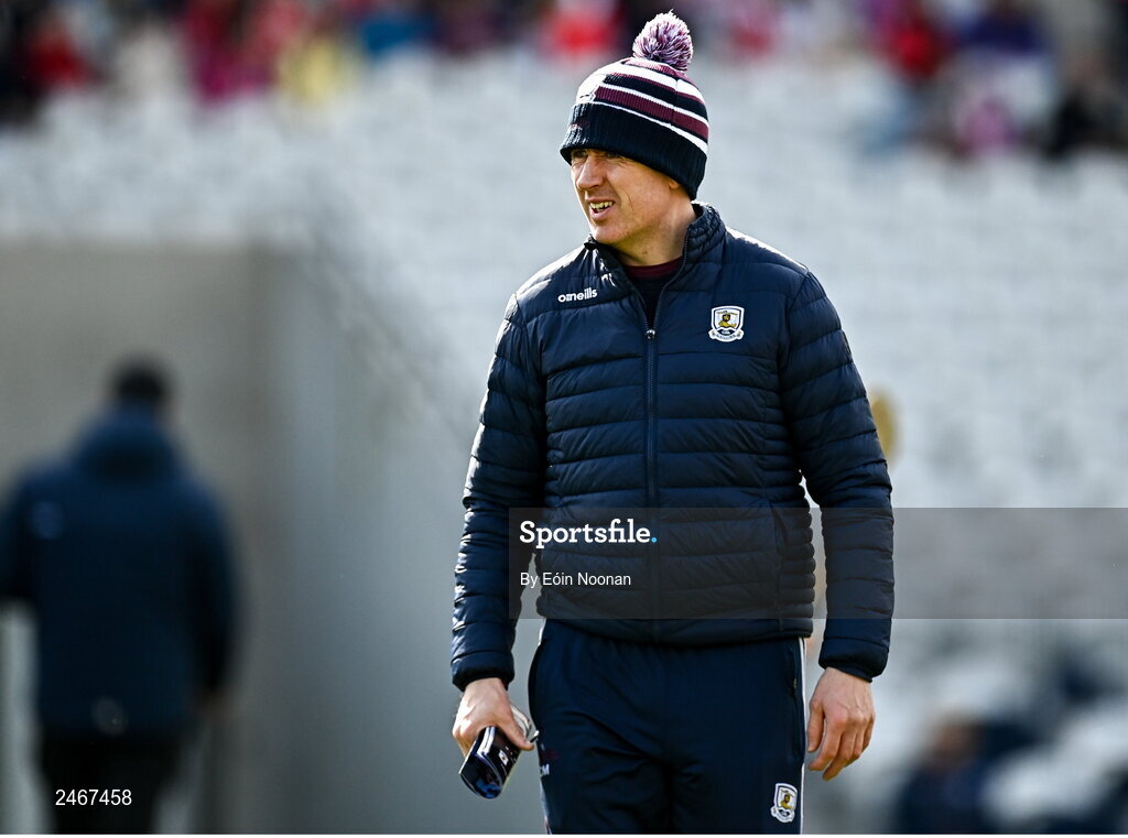 26 March 2023; Galway manager Cathal Murray before the Very Camogie League Division 1A match between Kilkenny and Galway at Páirc Ui Chaoimh in Cork. Photo by Eóin Noonan/Sportsfile