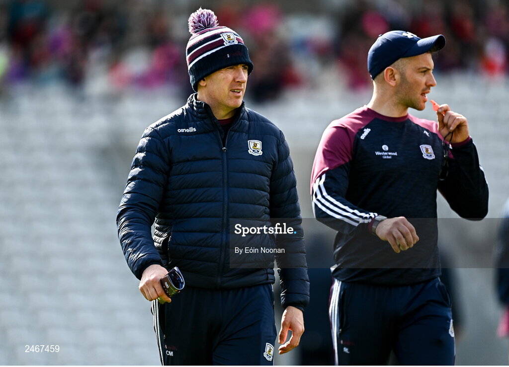 26 March 2023; Galway manager Cathal Murray before the Very Camogie League Division 1A match between Kilkenny and Galway at Páirc Ui Chaoimh in Cork. Photo by Eóin Noonan/Sportsfile