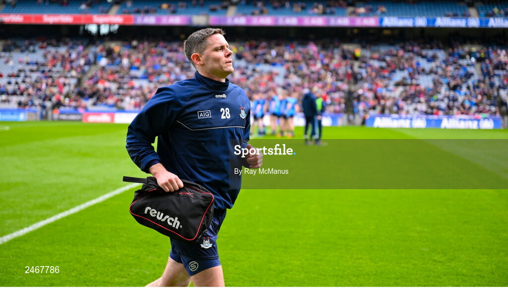 26 March 2023; Dublin substitute Stephen Cluxton before the Allianz Football League Division 2 match between Dublin and Louth at Croke Park in Dublin. Photo by Ray McManus/Sportsfile