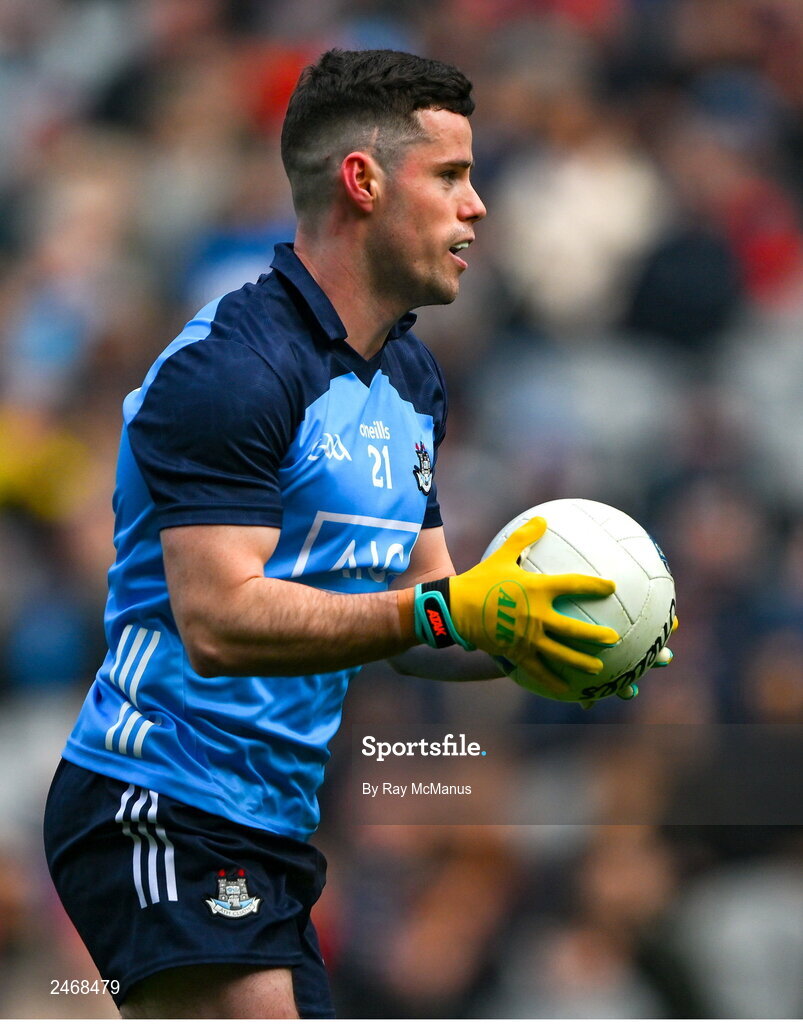 26 March 2023; Ross McGarry of Dublin during the Allianz Football League Division 2 match between Dublin and Louth at Croke Park in Dublin. Photo by Ray McManus/Sportsfile