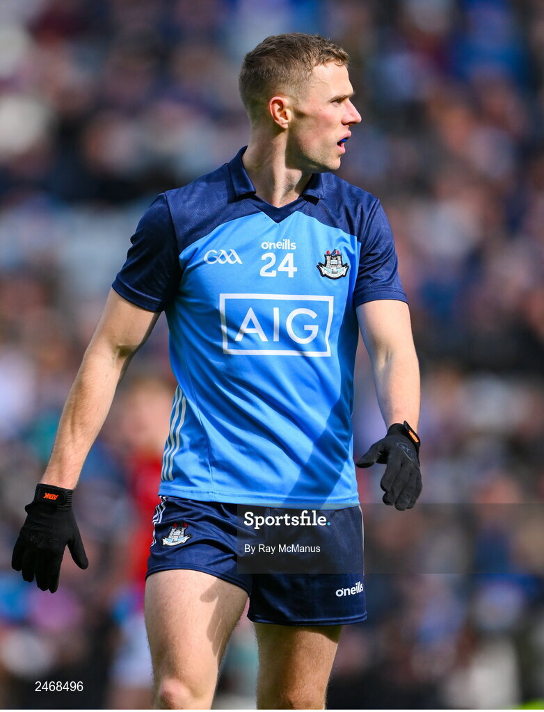 26 March 2023; Paul Mannion of Dublin during the Allianz Football League Division 2 match between Dublin and Louth at Croke Park in Dublin. Photo by Ray McManus/Sportsfile