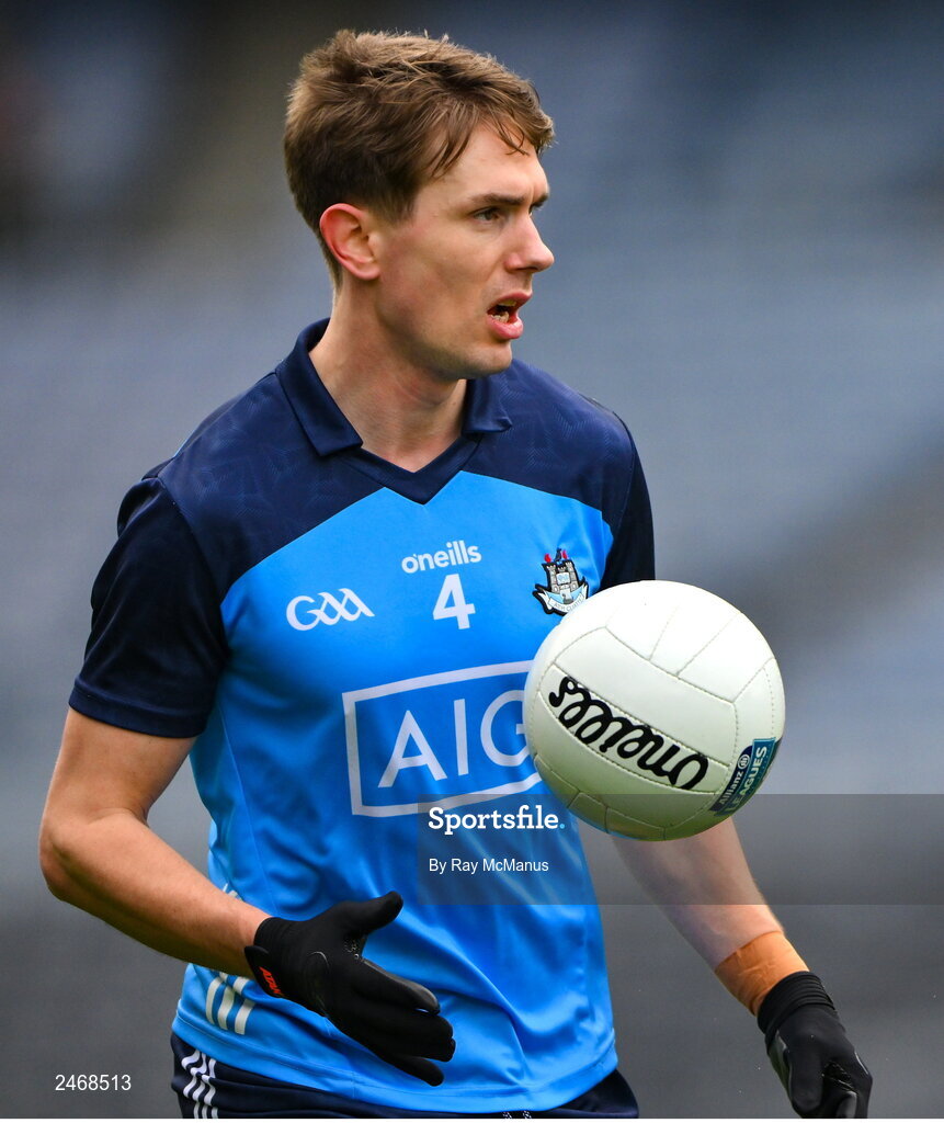 26 March 2023; Michael Fitzsimons of Dublin during the Allianz Football League Division 2 match between Dublin and Louth at Croke Park in Dublin. Photo by Ray McManus/Sportsfile