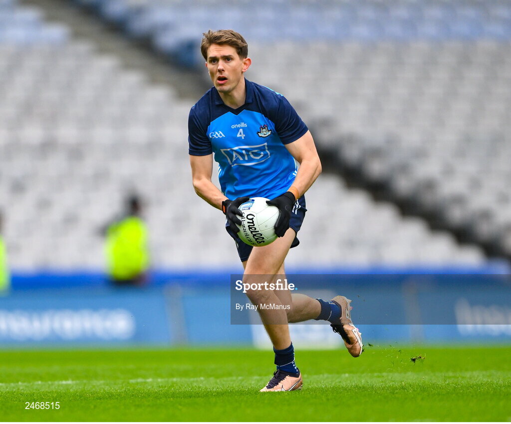 26 March 2023; Michael Fitzsimons of Dublin during the Allianz Football League Division 2 match between Dublin and Louth at Croke Park in Dublin. Photo by Ray McManus/Sportsfile