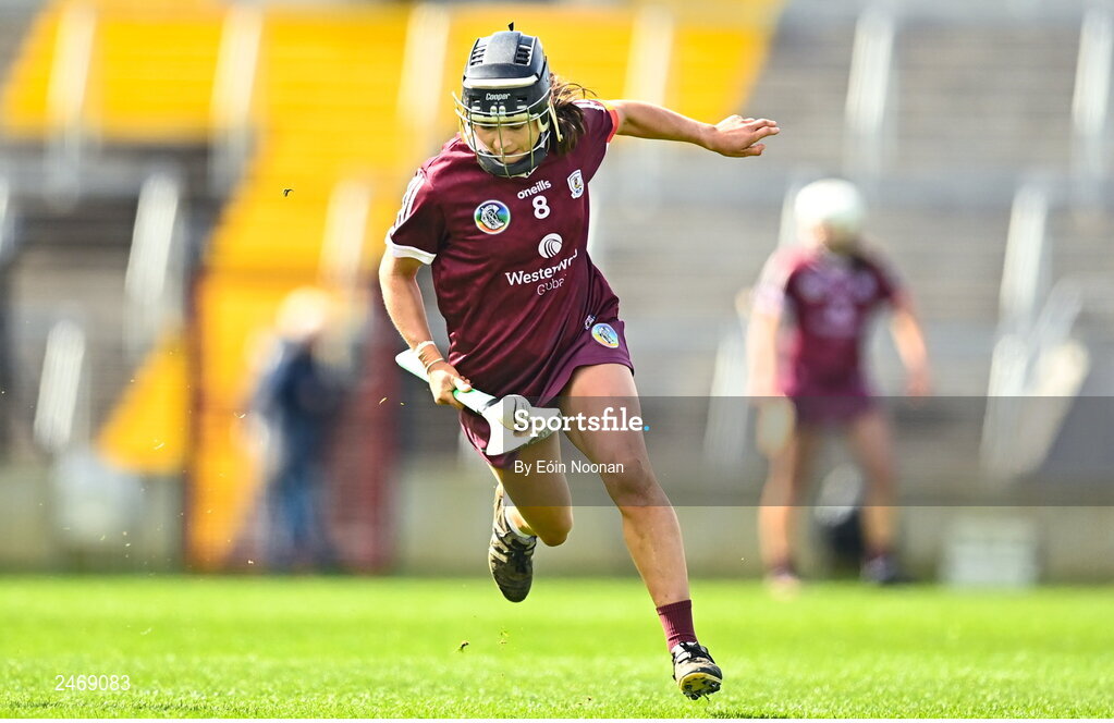26 March 2023; Aoife Donohue of Galway during the Very Camogie League Division 1A match between Kilkenny and Galway at Páirc Ui Chaoimh in Cork. Photo by Eóin Noonan/Sportsfile