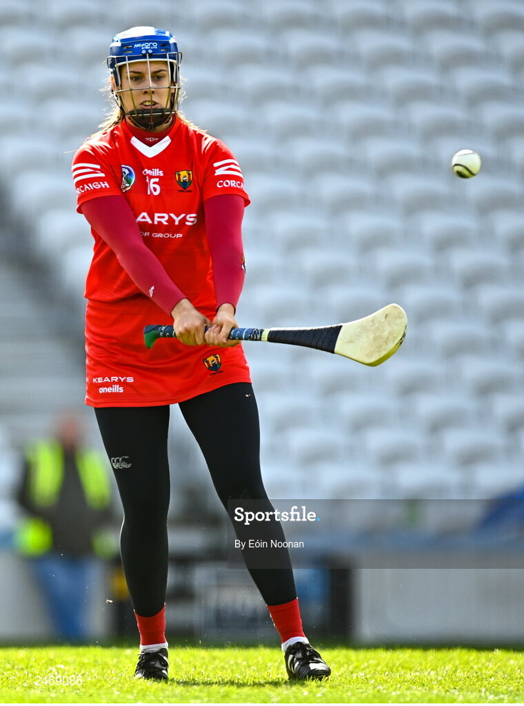 26 March 2023; Molly Lynch of Cork during the Very Camogie League Division 1A match between Kilkenny and Galway at Páirc Ui Chaoimh in Cork. Photo by Eóin Noonan/Sportsfile
