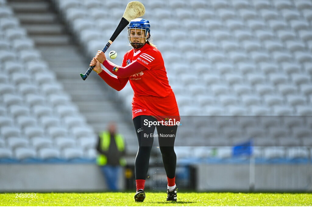 26 March 2023; Molly Lynch of Cork during the Very Camogie League Division 1A match between Kilkenny and Galway at Páirc Ui Chaoimh in Cork. Photo by Eóin Noonan/Sportsfile