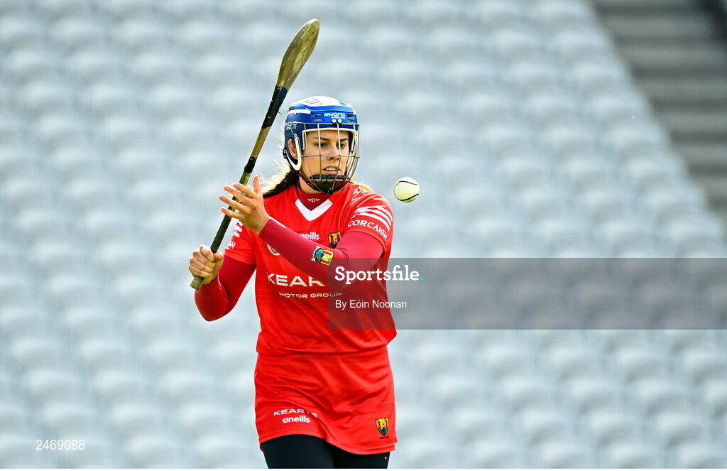 26 March 2023; Molly Lynch of Cork during the Very Camogie League Division 1A match between Kilkenny and Galway at Páirc Ui Chaoimh in Cork. Photo by Eóin Noonan/Sportsfile