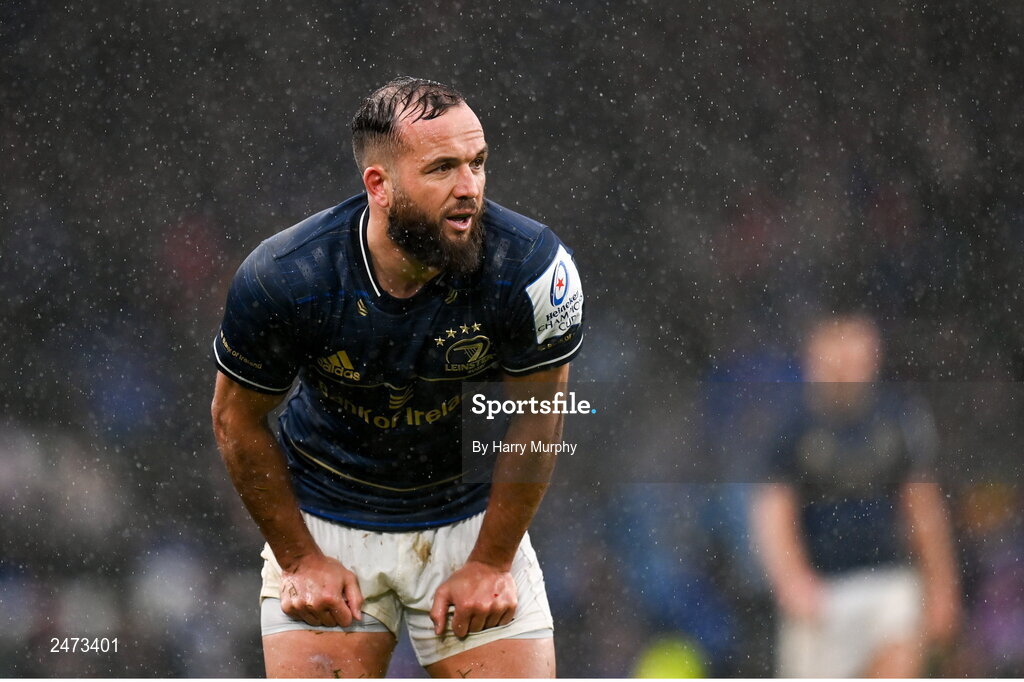 1 April 2023; Jamison Gibson-Park of Leinster during the Heineken Champions Cup Round of 16 match between Leinster and Ulster at Aviva Stadium in Dublin. Photo by Harry Murphy/Sportsfile