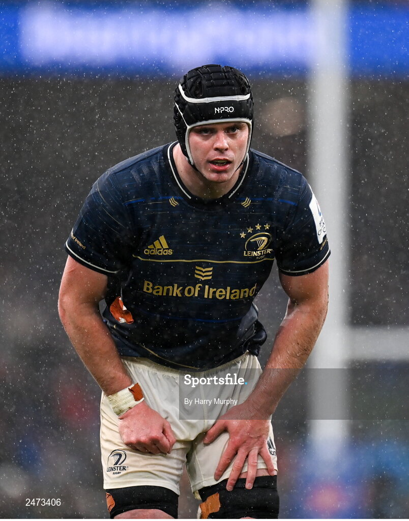 1 April 2023; James Ryan of Leinster during the Heineken Champions Cup Round of 16 match between Leinster and Ulster at Aviva Stadium in Dublin. Photo by Harry Murphy/Sportsfile