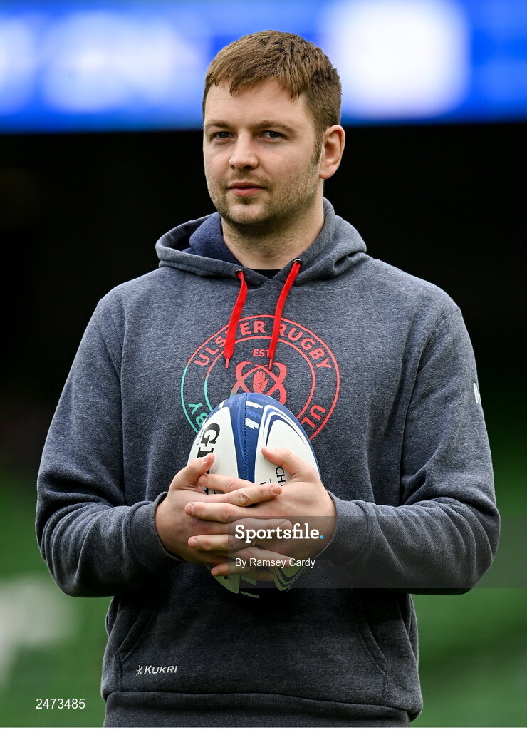 1 April 2023; Iain Henderson of Ulster before the Heineken Champions Cup Round of 16 match between Leinster and Ulster at Aviva Stadium in Dublin. Photo by Ramsey Cardy/Sportsfile