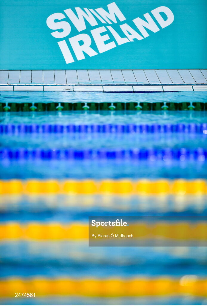 3 April 2023; A general view during day three of the Swim Ireland Irish Open Swimming Championships at the National Aquatic Centre in Dublin. Photo by Piaras Ó Mídheach/Sportsfile