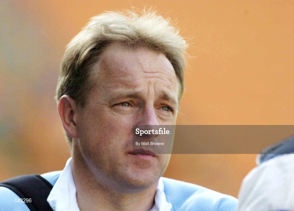 18 June 2004; Ireland head Coach Eddie O'Sullivan pictured after Irish rugby squad training. Newlans Rugby Stadium, Cape Town, South Africa. Picture credit; Matt Browne / SPORTSFILE