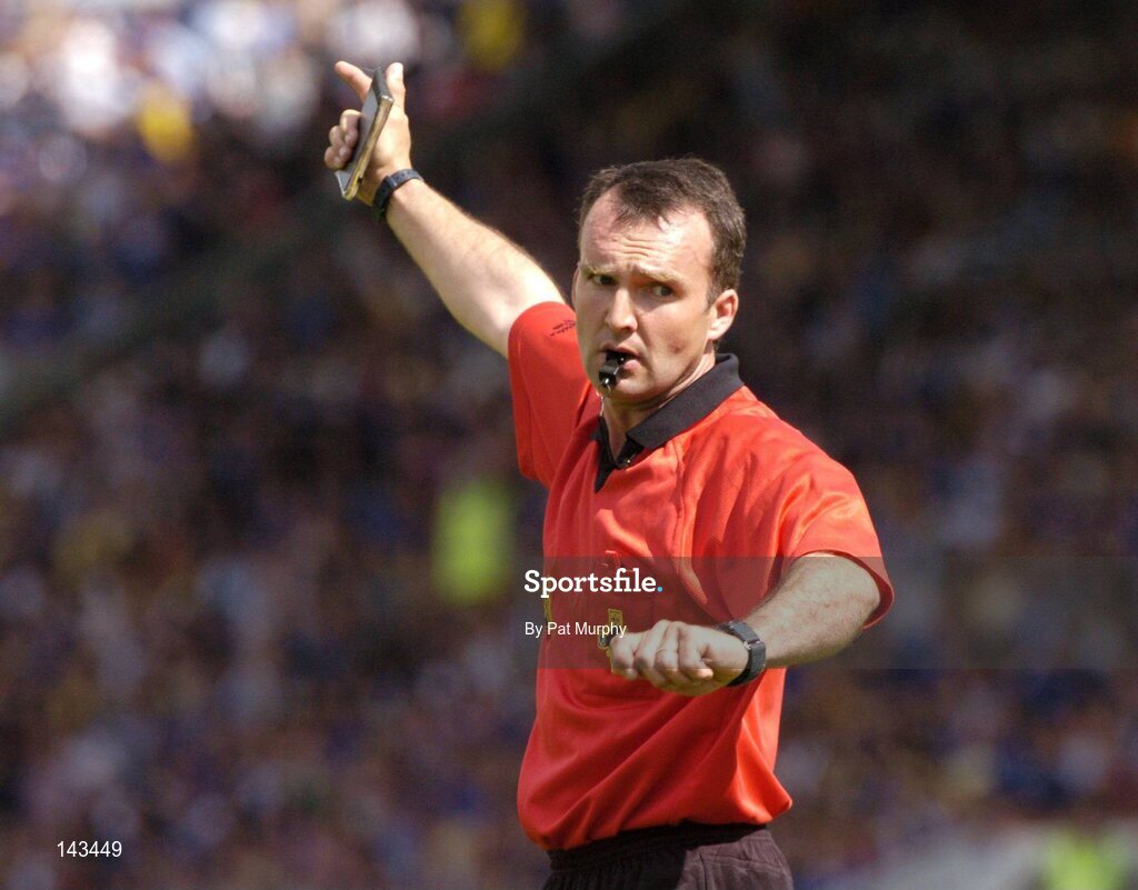 6 June 2004; Diarmuid Kirwan, referee. Guinness Munster Senior Hurling Championship Semi-Final, Tipperary v Waterford, Pairc Ui Chaoimh, Cork. Picture credit; Pat Murphy / SPORTSFILE