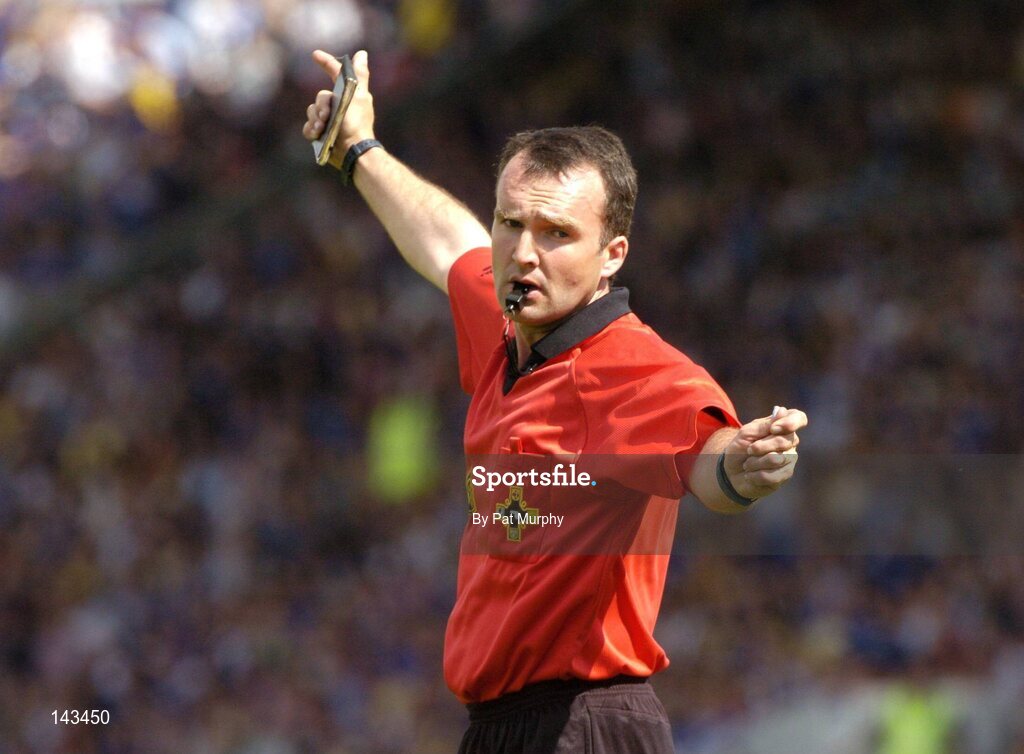 6 June 2004; Diarmuid Kirwan, referee. Guinness Munster Senior Hurling Championship Semi-Final, Tipperary v Waterford, Pairc Ui Chaoimh, Cork. Picture credit; Pat Murphy / SPORTSFILE