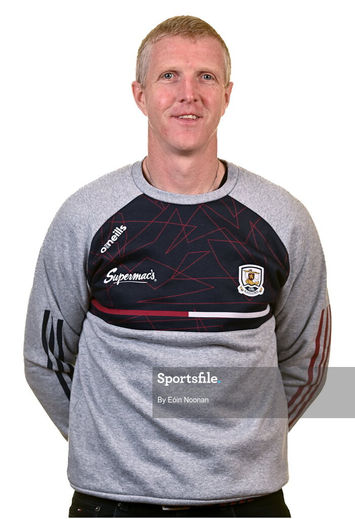 28 March 2023; Manager Henry Shefflin poses for a portrait during a Galway hurling squad portrait session at Galway GAA Training Centre, Loughgeorge in Galway. Photo by Eóin Noonan/Sportsfile