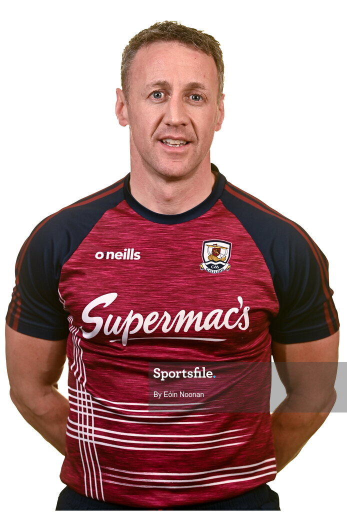 28 March 2023; Selector Damien Joyce poses for a portrait during a Galway hurling squad portrait session at Galway GAA Training Centre, Loughgeorge in Galway. Photo by Eóin Noonan/Sportsfile