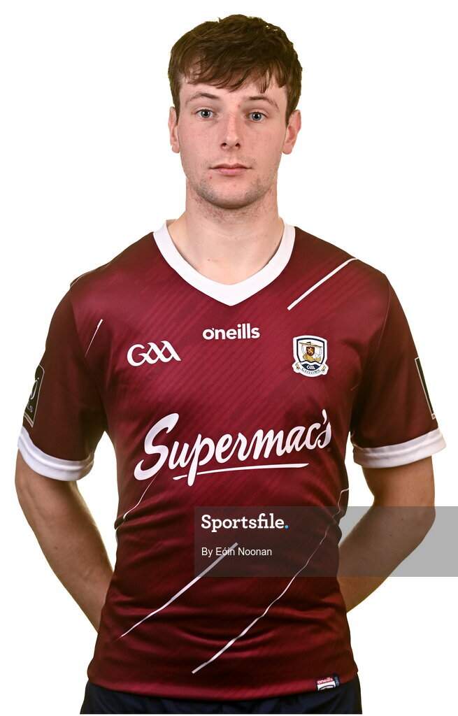 28 March 2023; Kevin Cooney poses for a portrait during a Galway hurling squad portrait session at Galway GAA Training Centre, Loughgeorge in Galway. Photo by Eóin Noonan/Sportsfile