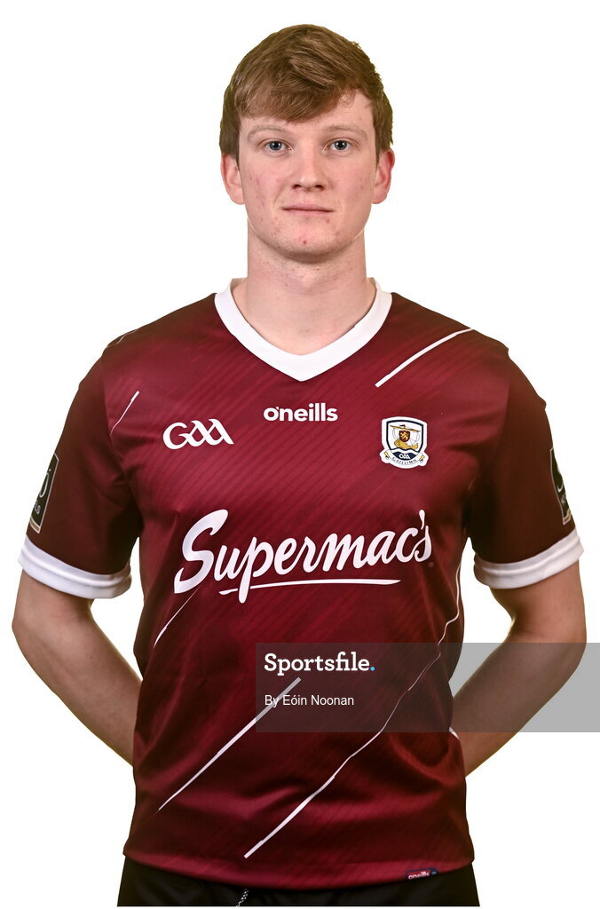 28 March 2023; Darren Morrissey poses for a portrait during a Galway hurling squad portrait session at Galway GAA Training Centre, Loughgeorge in Galway. Photo by Eóin Noonan/Sportsfile
