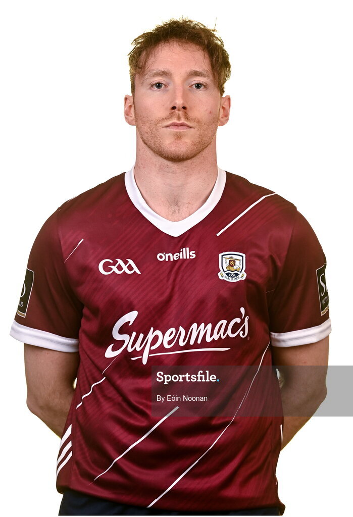 28 March 2023; Shane Cooney poses for a portrait during a Galway hurling squad portrait session at Galway GAA Training Centre, Loughgeorge in Galway. Photo by Eóin Noonan/Sportsfile