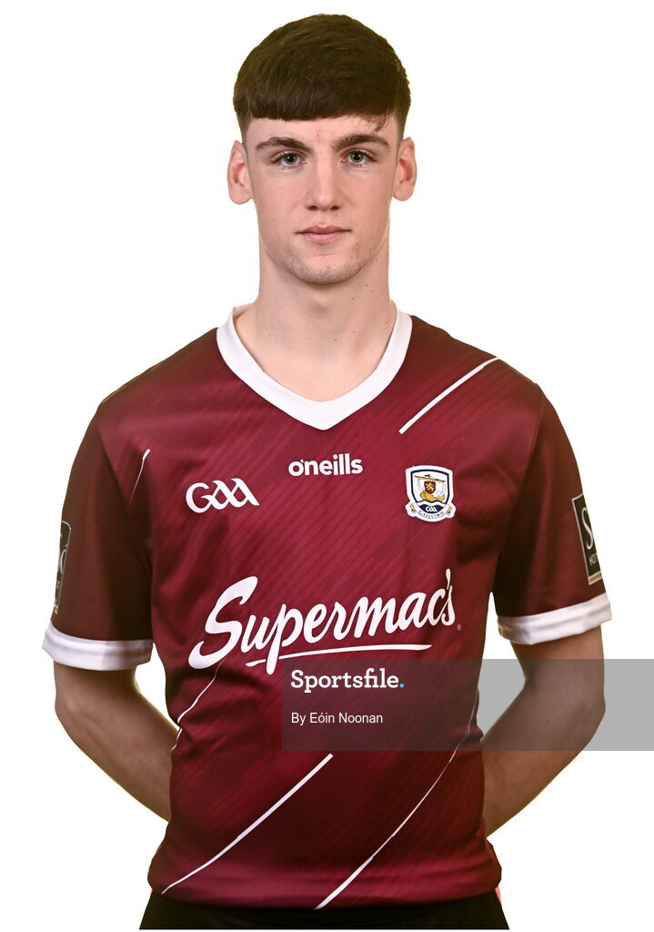 28 March 2023; Declan McLaughlin poses for a portrait during a Galway hurling squad portrait session at Galway GAA Training Centre, Loughgeorge in Galway. Photo by Eóin Noonan/Sportsfile