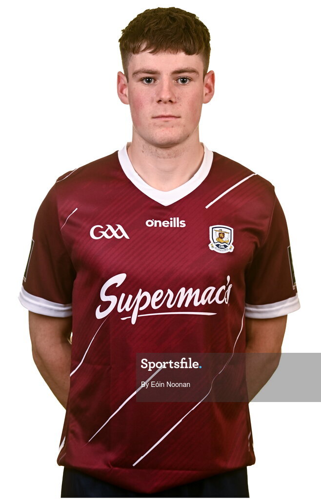 28 March 2023; Gavin Lee poses for a portrait during a Galway hurling squad portrait session at Galway GAA Training Centre, Loughgeorge in Galway. Photo by Eóin Noonan/Sportsfile