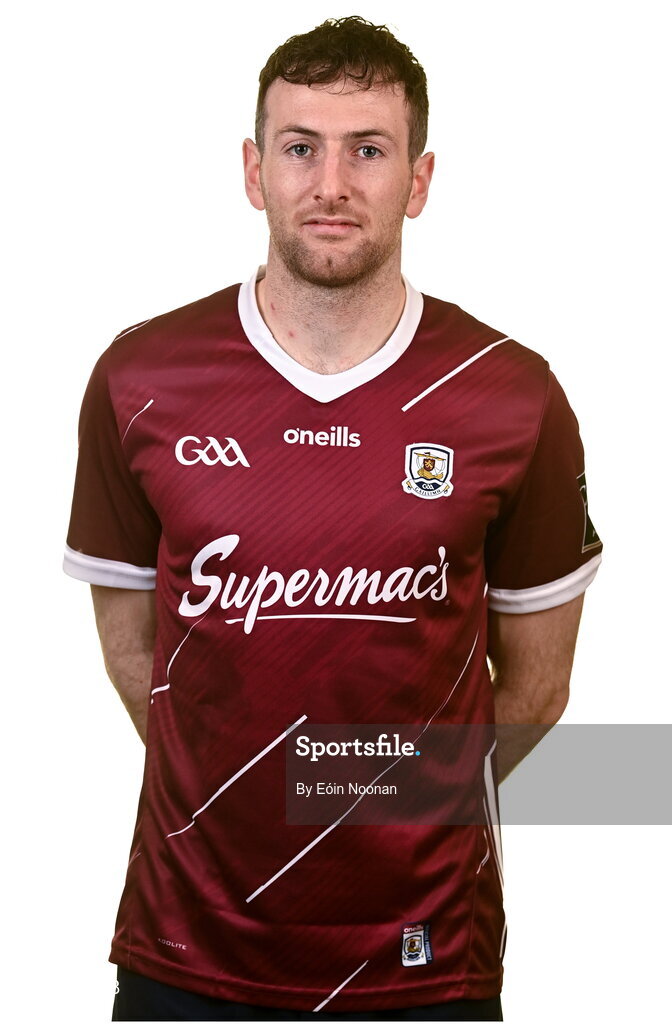 28 March 2023; Padraic Mannion poses for a portrait during a Galway hurling squad portrait session at Galway GAA Training Centre, Loughgeorge in Galway. Photo by Eóin Noonan/Sportsfile