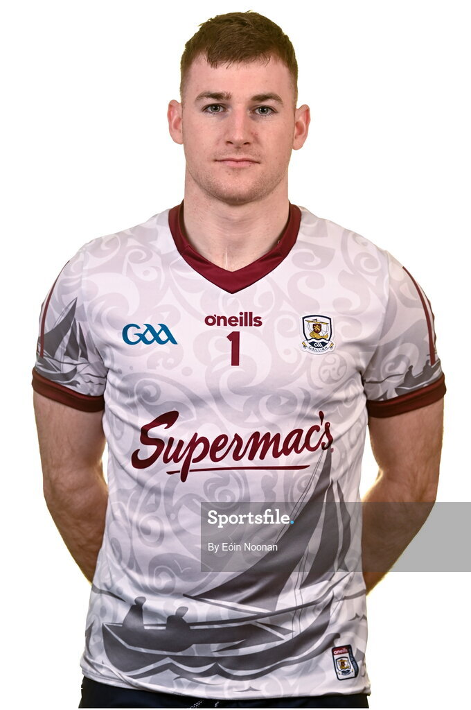 28 March 2023; Eanna Murphy poses for a portrait during a Galway hurling squad portrait session at Galway GAA Training Centre, Loughgeorge in Galway. Photo by Eóin Noonan/Sportsfile