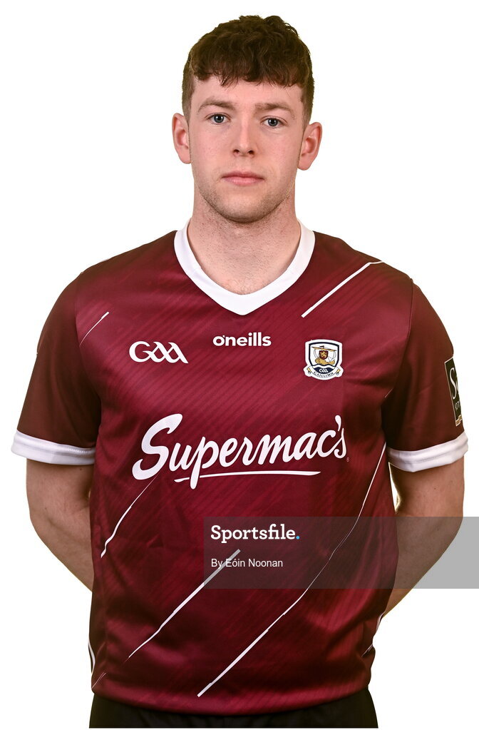 28 March 2023; Sean O'Hanlon poses for a portrait during a Galway hurling squad portrait session at Galway GAA Training Centre, Loughgeorge in Galway. Photo by Eóin Noonan/Sportsfile