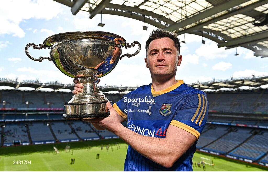 13 April 2023; John Casey of Longford in attendance at the launch of the Joe McDonagh, Christy Ring, Nickey Rackard & Lory Meagher Cup Competitions at Croke Park in Dublin.  Photo by Sam Barnes/Sportsfile