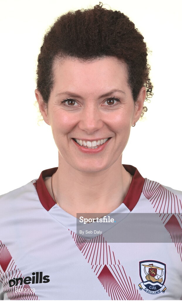 13 April 2023; Team nutritionist Sinead Bradbury during a Galway football squad portrait session at Milltown GAA in Galway. Photo by Seb Daly/Sportsfile