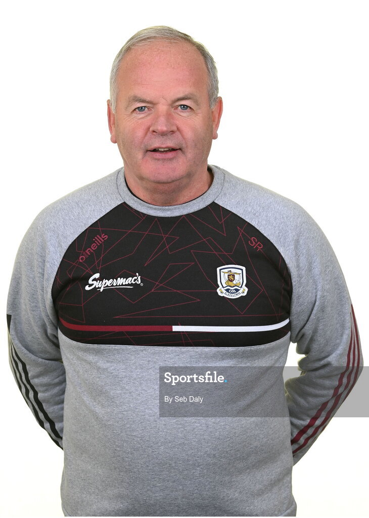 13 April 2023; Logistics manager Sean Rhatigan during a Galway football squad portrait session at Milltown GAA in Galway. Photo by Seb Daly/Sportsfile