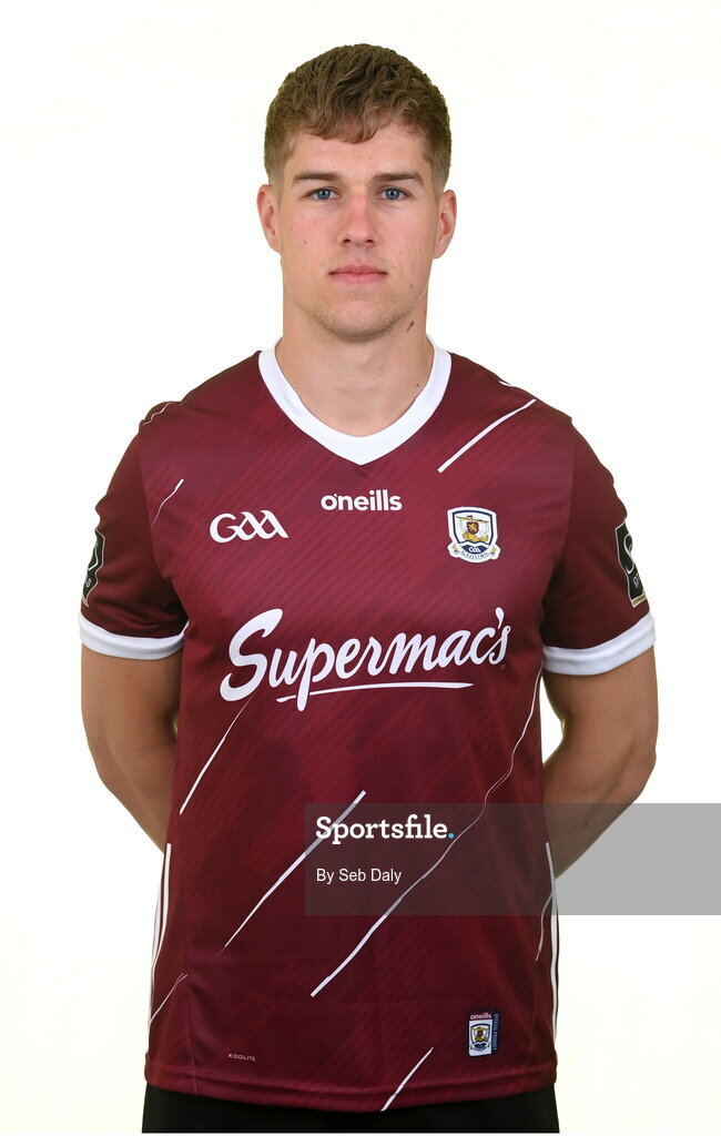 13 April 2023; Billy Mannion during a Galway football squad portrait session at Milltown GAA in Galway. Photo by Seb Daly/Sportsfile