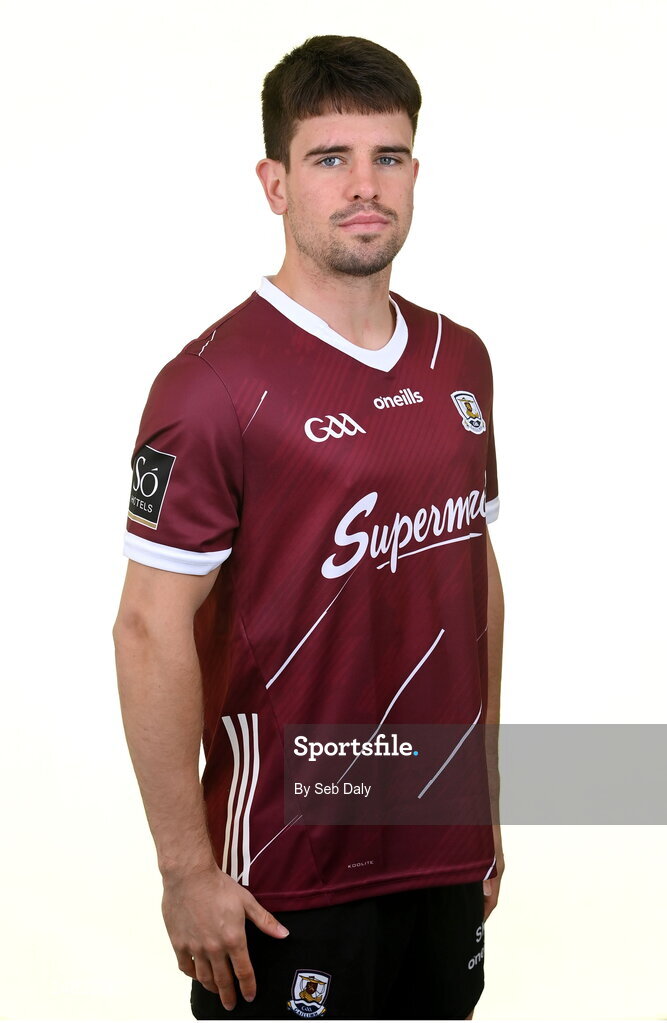 13 April 2023; Sean Kelly during a Galway football squad portrait session at Milltown GAA in Galway. Photo by Seb Daly/Sportsfile