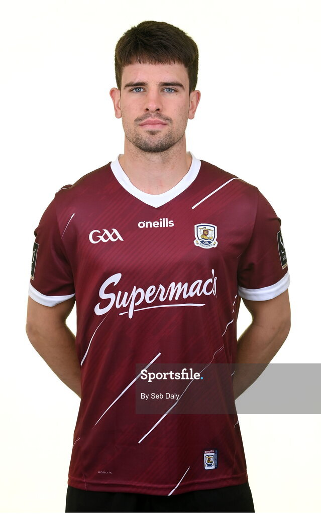 13 April 2023; Sean Kelly during a Galway football squad portrait session at Milltown GAA in Galway. Photo by Seb Daly/Sportsfile