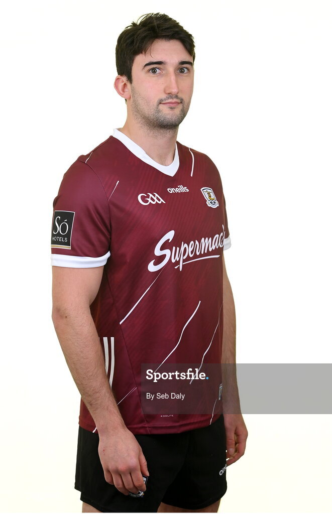 13 April 2023; Neil Mulcahy during a Galway football squad portrait session at Milltown GAA in Galway. Photo by Seb Daly/Sportsfile