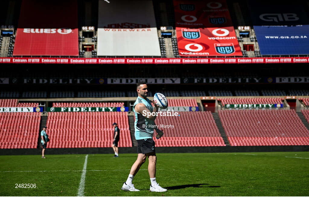 14 April 2023; Dave Kearney during the Leinster Rugby captain's run at Emirates Airlines Park in Johannesburg, South Africa. Photo by Harry Murphy/Sportsfile