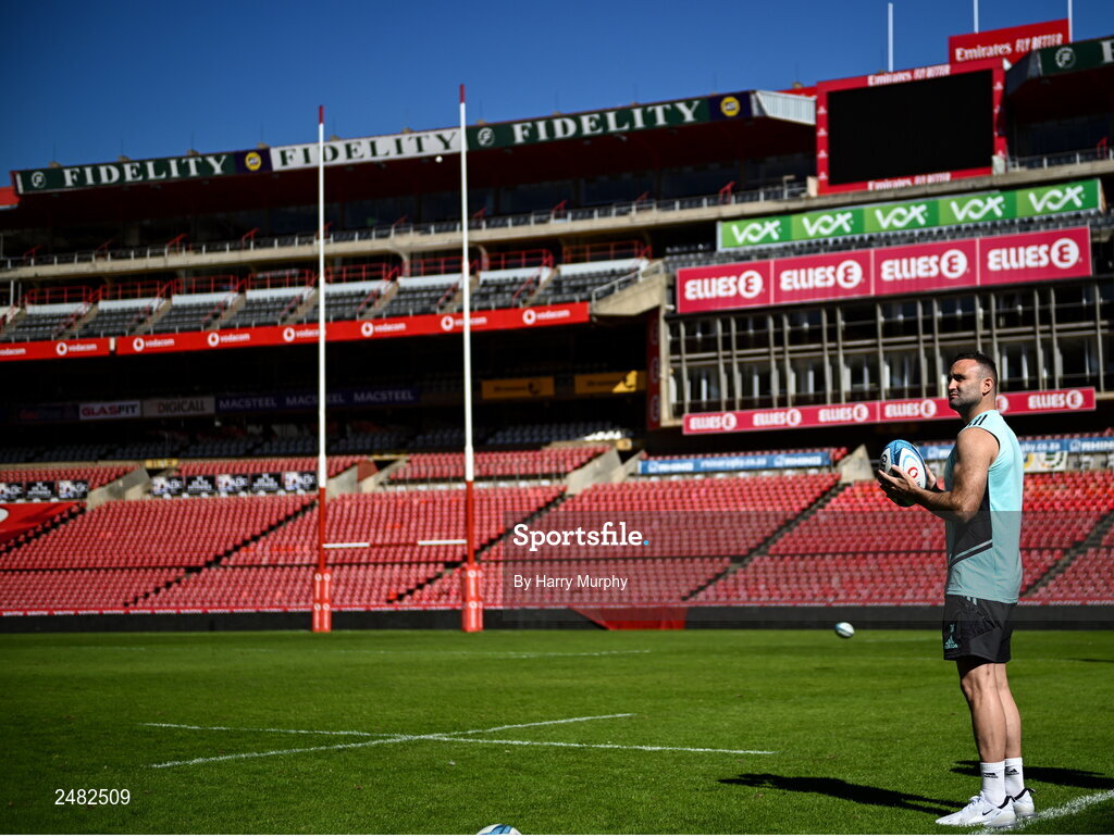 14 April 2023; Dave Kearney during the Leinster Rugby captain's run at Emirates Airlines Park in Johannesburg, South Africa. Photo by Harry Murphy/Sportsfile