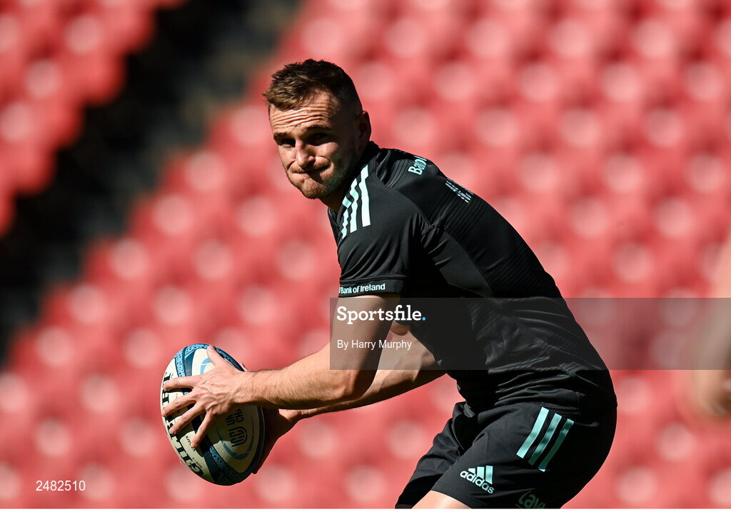 14 April 2023; Nick McCarthy during the Leinster Rugby captain's run at Emirates Airlines Park in Johannesburg, South Africa. Photo by Harry Murphy/Sportsfile