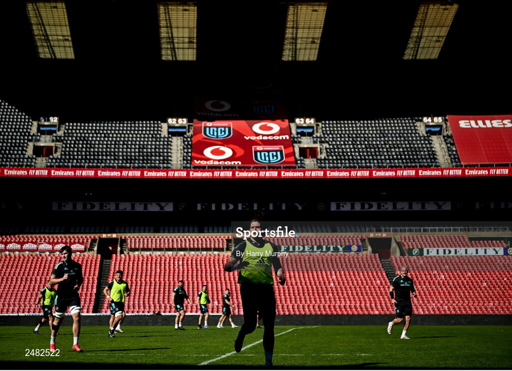 14 April 2023; Alex Soroka during the Leinster Rugby captain's run at Emirates Airlines Park in Johannesburg, South Africa. Photo by Harry Murphy/Sportsfile