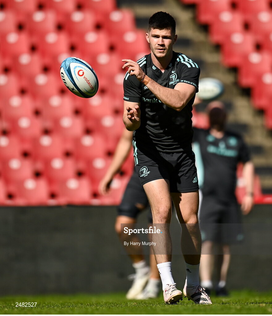 14 April 2023; Chris Cosgrave during the Leinster Rugby captain's run at Emirates Airlines Park in Johannesburg, South Africa. Photo by Harry Murphy/Sportsfile