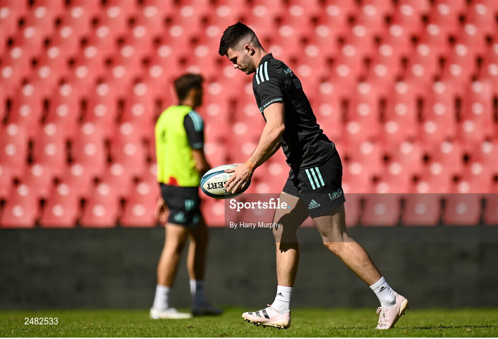14 April 2023; Chris Cosgrave during the Leinster Rugby captain's run at Emirates Airlines Park in Johannesburg, South Africa. Photo by Harry Murphy/Sportsfile