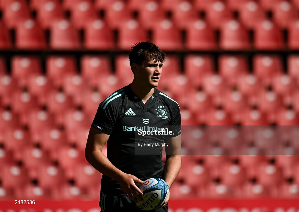 14 April 2023; Brian Deeny during the Leinster Rugby captain's run at Emirates Airlines Park in Johannesburg, South Africa. Photo by Harry Murphy/Sportsfile