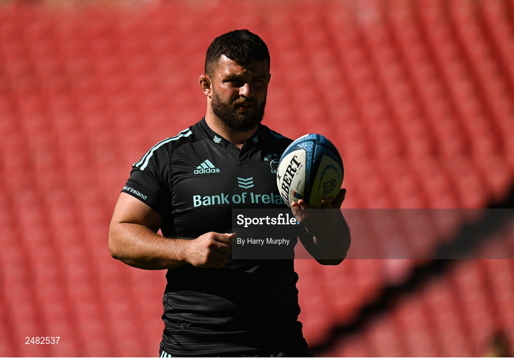 14 April 2023; Michael Milne during the Leinster Rugby captain's run at Emirates Airlines Park in Johannesburg, South Africa. Photo by Harry Murphy/Sportsfile