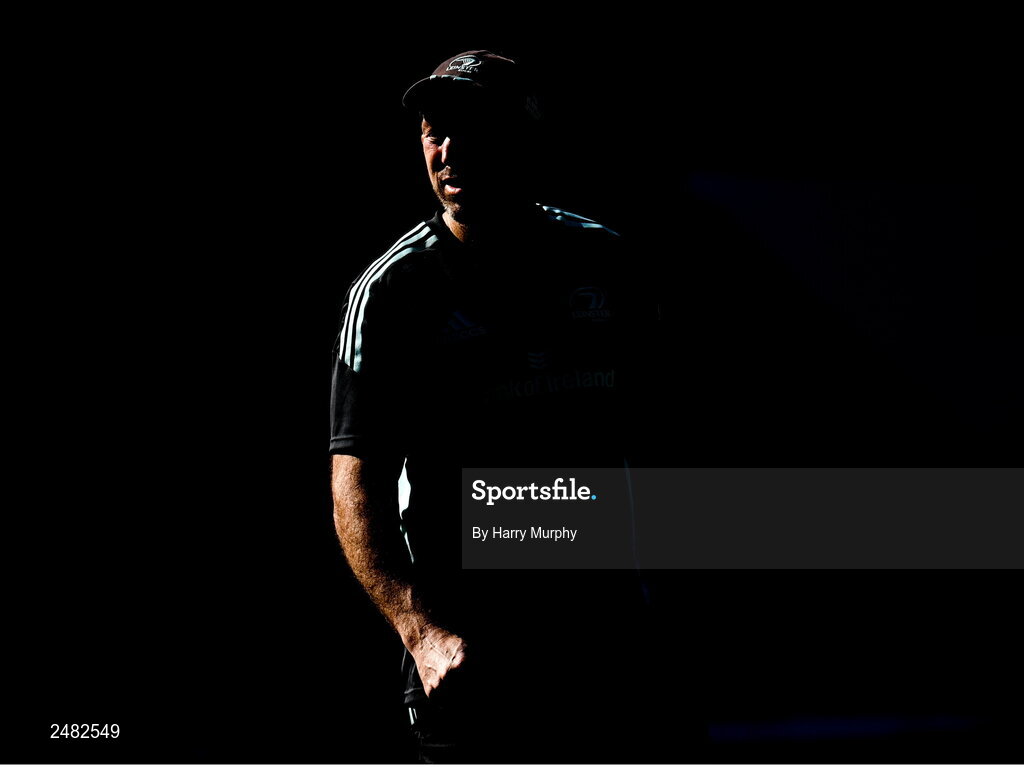 14 April 2023; Backs coach Andrew Goodman during the Leinster Rugby captain's run at Emirates Airlines Park in Johannesburg, South Africa. Photo by Harry Murphy/Sportsfile