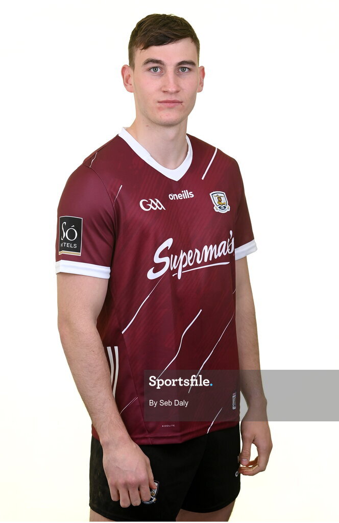 13 April 2023; Matthew Tierney during a Galway football squad portrait session at Milltown GAA in Galway. Photo by Seb Daly/Sportsfile