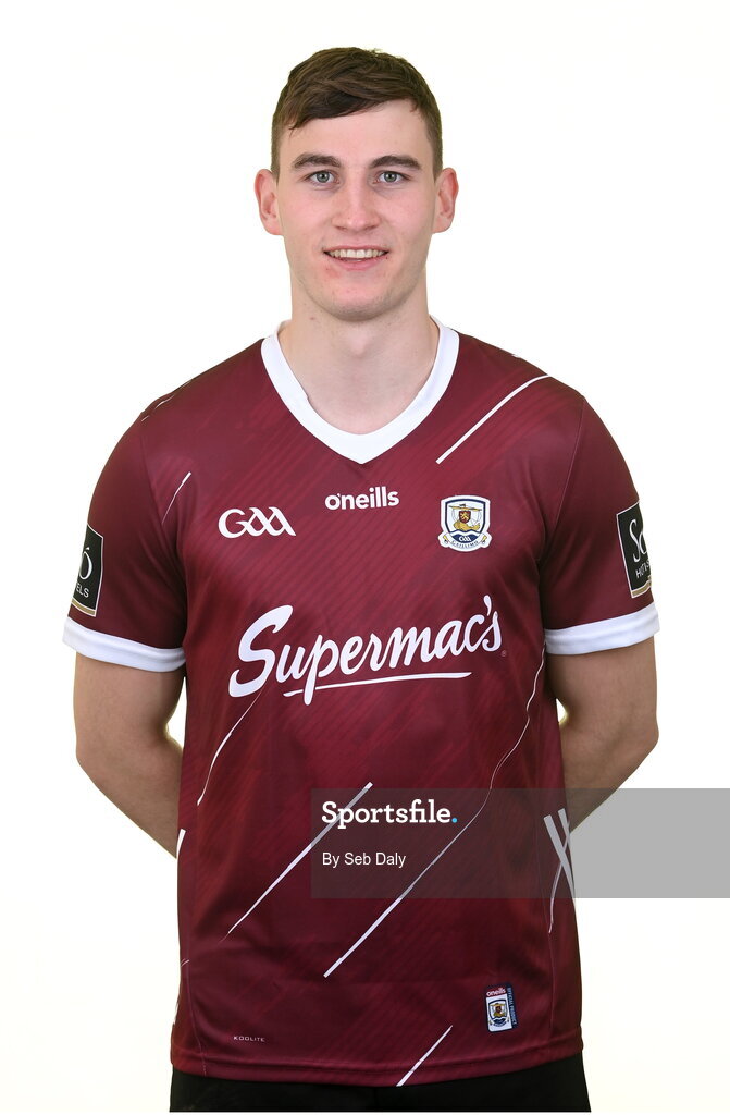 13 April 2023; Matthew Tierney during a Galway football squad portrait session at Milltown GAA in Galway. Photo by Seb Daly/Sportsfile
